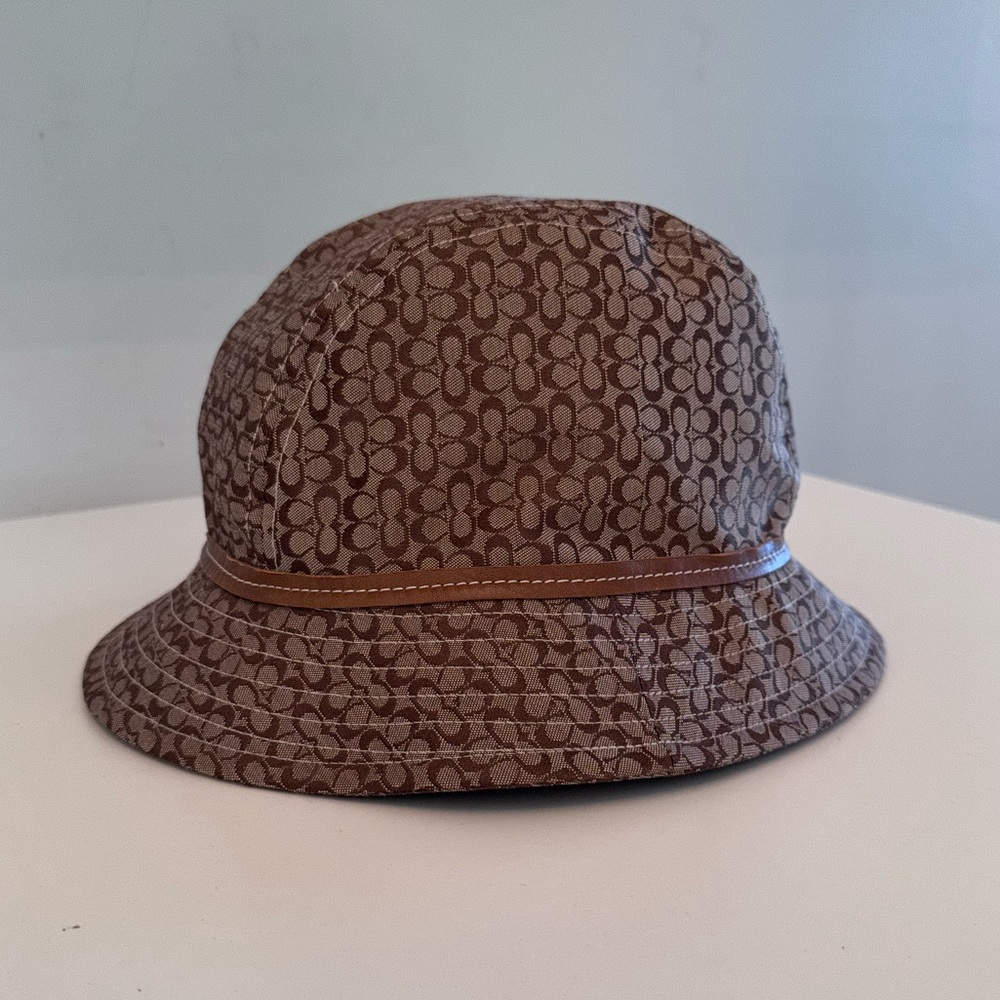 Coach Signature Monogram Bucket Hat - Picture 2 of 7